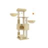 Cat scratching post 50x50x160cm., beige