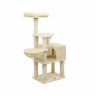 Cat scratching post 138 cm high, with platforms