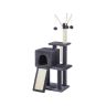 Cat scratching post 118 cm high with toys