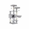 Scratching post 142 cm., light gray
