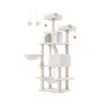 Cat scratching post 99.5x54.5x168cm., navy blue