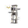Cat scratching post 110x70x175cm., gray/beige