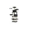 Cat scratching post 111x58.5x206cm., black/beige