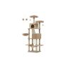 Cat scratching post 111x58.5x206cm., batlos/light brown
