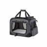 Torba transportowa dla psa 50x35x35cm, ciemnoszara/czarna
