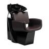 Hair washing station Gabbiano Mataro, Black/brown
