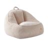 Puf Mark Adler Comfy 4.0 z oparciem, beżowy, 23 × 43 × 43 cm