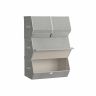 Set of 4 boxes, gray