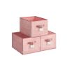 Set of 3 boxes 40x30x24cm., pink