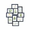 Set of 10 photo frames 60x49.3cm, dark blue