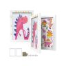 Set of 2 picture frames, white