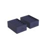 Set of 2 clothes storage organizers 42x30x17cm., dark blue