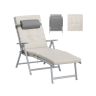 Шезлонг SONGMICS GCB024GZ02, 58 × 183 × 97 см