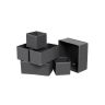 Gray underwear/drawer organizer boxes, 6pcs.