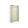 Fabric shoe rack RXJ36M 88 x 28 x 160 cm., beige