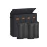 Корзина для белья SONGMICS RLH014B01, 3 отделения, 160 л, 84 × 33 × 75 см