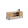 Stolik RTV Focus RTV 155x49x40 cm, kolor naturalnego drewna