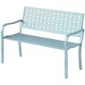 Garden bench Outsunny 127x63x85cm., light blue