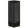 Садовый светильник на солнечных батареях Outsunny 15,5x15,5x46 см, черный.
