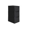 Shoe boxes 3 pcs. up to size 46, black