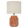 Lampa stołowa, 1 żarówka, pomarańczowa