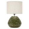 Lampa stołowa, 1 źródło światła, zielona, ​​30 × 49 × 30 cm