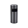 Floor-standing ashtray/trash can, black