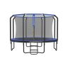 Trampolina 244 cm z siatką zabezpieczającą i schodkami