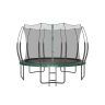 Trampoline 366x270cm., black/dark green