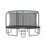 Trampoline 427x270cm., black/dark green
