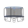Trampoline 427x270cm., black/blue