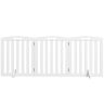 Вольер для собак PawHut 155x30x61 см, белый.