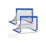 Children's football goal set, 2 pcs., blue