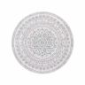 Carpet 120cm., white/gray