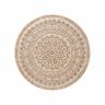 Carpet 120cm., white/beige