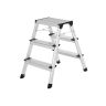 Metal ladder with 3 steps