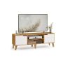 Stolik pod TV VASAGLE LTV556, z regulowaną półką, 147 × 50 × 39 cm