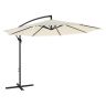 Parasol wspornikowy Ø 300 cm, beżowy