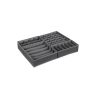 Folding box set, 4 pieces, dark grey