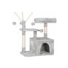 Scratching post 72 cm., gray