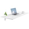 Folding white wall-mounted table 43.3x18 inches