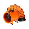 Przenośny wentylator przemysłowy, 254 mm, 255 W, z 10-metrowym wężem kanałowym