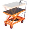 Wózek do stołu podnośnego nożycowego hydraulicznego, 1100 funtów, 35,4 cala