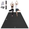 Non-slip yoga and pilates mat, 3x1.8 m