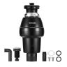 Food waste disposer, 3/4 HP, 3930 rpm, EZ connect