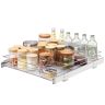Pull-out cabinet organizer 43x53 cm, chrome-plated steel