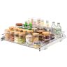 Pull-out cabinet-organizer, 50.8x53.3 cm, chrome-plated steel
