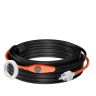 Kabel grzejny rurowy 25 m 23 W/m z termostatem, zabezpieczenie przed mrozem