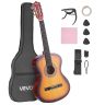 Klasyczna gitara drewniana 960 mm z akcesoriami dla początkujących