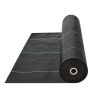 Weed Blocking Landscape Fabric, 1.83x91.44 m, Black, Woven PP